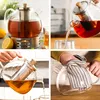 Deleca Glasteekanne 1,5 L mit Sieb & Warmhalter - Produktbild-Vorschau 3