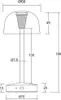 LED Tischlampe Tragbar mir wiederaufladbarem USB-Akku Produktbild-Vorschau 6