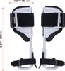A pair of white and black tree climbing spikes with straps. Anteprima dell’immagine prodotto