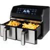 Inventum Heißluftfritteuse gf800hld doppelt 2x 4l schwarz Produktbild-Vorschau 3