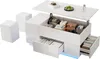 Sweiko 100x50x45cm Couchtisch 4-in-1 höhenverstellbarer Produktbild-Vorschau 7