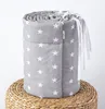 STERNE Grau 100% Baumwolle 180 x 30 cm BETTUMRANDUNG Produktbild-Vorschau 4
