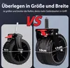 Sekey XXL 200KG Belastbar Bollerwagen Faltbar mit Produktbild-Vorschau 2