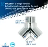 tecuro 2-Wege Verteiler Gabelstück allseitig 3/4 Zoll, Produktbild-Vorschau 3