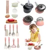 STILVORA Kinder Küchenspielzeug 28-tlg, Rosa Mini-Küche mit Produktbild-Vorschau 11