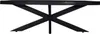 Couchtisch Oval - Schwarz - Mangoholz - 130cm - Couchtisch Produktbild-Vorschau 2