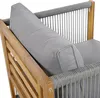 Merax 4-tlg. Gartenlounge-Set, Gartengarnitur aus Holz und Produktbild-Vorschau 8