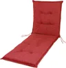 A red chaise lounge cushion is shown against a white background. Produktbild-Vorschau