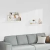 vidaXL Schweberegale 2 Stk. Weiß 80x23,5x3,8 cm MDF Produktbild-Vorschau 2