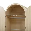 Interior view of an open wardrobe with a shelf and a hanging rod. Podgląd zdjęcia produktu