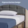 VASAGLE Bettgestell 90 x 200 cm mit Stauraum, Metallrahmen, Produktbild-Vorschau 12