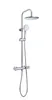 sanicomfort Duschsäule mit Thermostat Chrom Duschsystem mit Produktbild-Vorschau 2