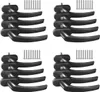 16 x Alu Fenstergriff in Schwarz RAL 9005 - Stiftlänge 35mm Produktbild-Vorschau 1