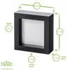 5x weiß 4 "x 4" 3D Box Fotorahmen - stehendes hängendes Produktbild-Vorschau 4