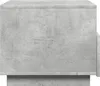vidaXL Couchtisch mit LED-Leuchten Betongrau 50x49x40 cm Produktbild-Vorschau 9