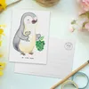 Mr. & Mrs. Panda Postkarte Sommelier Herz - Weiß - Produktbild-Vorschau 3