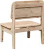 vidaXL Gartenstuhl 60x52,5x72 cm Massivholz Kiefer Produktbild-Vorschau 5