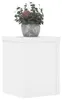vidaXL Support pour plantes 2 pcs. Blanc 15x15x20 cm Bois Voir les images du produit 5
