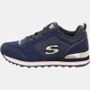 A side view of a navy blue Skechers sneaker. Náhľad obrázku produktu
