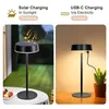 LED Tischlampe Solar Wiederaufladbar Kabellos Tischleuchte Produktbild-Vorschau 4