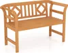 Panchina da giardino COSTWAY, panchina frisone a 2 posti Anteprima dell’immagine prodotto 1