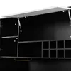Estantería alta con iluminación LED, mueble aparador con Vista previa de la imagen del producto 9