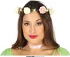 leuchtender Blumenkranz für Damen creme altrosa Produktbild-Vorschau 4