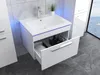 Faizee Home Temur Badmöbelset 60 cm Waschbecken Runder Produktbild-Vorschau 3