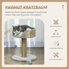PawHut Kratzbaum klein, 49 cm Katzenbaum, Katzenkratzbaum Produktbild-Vorschau 4