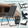 COSTWAY 2er Set Gartenstühle, Klappstühle mit 7-Fach Produktbild-Vorschau 7