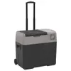 Frigorifero portatile vidaXL con rotelle e adattatore, nero Anteprima dell’immagine prodotto 2