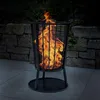 HI Feuerkorb mit Funkenschutz Schwarz 40 x 61 cm Produktbild-Vorschau 12