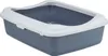 TRIXIE Katzentoilette Classic - lila/weiß - 37 × 15 × 48 cm Produktbild-Vorschau 1