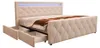 HOME DELUXE - Polsterbett VELARA - 180 x 200 cm, Farbe: Produktbild-Vorschau 3