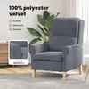 vidaXL Fotel ciemnoszary aksamit Podgląd zdjęcia produktu 6