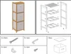 Regal "tidy box" mit 3 körben aus braunem bambus - 5 five Produktbild-Vorschau 11