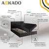 Boxspringová posteľ - 180x200 - Tmavosivá - Úložný priestor Náhľad obrázku produktu 3