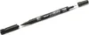 Permanentmarker Twinmarker 0,3/0,5mm Rundspitze schwarz Produktbild-Vorschau 2
