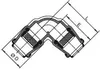 Hawle Austria Winkel, Iso K 6400, 90°, 1", AD 32 mm, 1 Stk. Produktbild-Vorschau 2