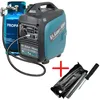 A generator, a propane tank, and a tool kit are displayed against a white background. Podgląd zdjęcia produktu