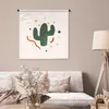 MuchoWow® Wandteppich Wandbehang Kaktus - Konfetti - Sommer Produktbild-Vorschau 5
