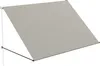 UISEBRT Fallarmmarkise 200x145 cm Grau – Wandmontierte Produktbild-Vorschau 7