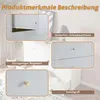 Komoda z 6 szufladami - Biała komoda z drzwiami do salonu i Podgląd zdjęcia produktu 3