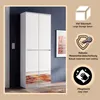 trendteam Šatní skříň Zrcadlo bílý melamin 74 x 191 x 34 cm Náhled obrázku produktu 15