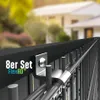 Solar Halterung (8er Set) für Doppelstabmatten 6/5/6 & Produktbild-Vorschau 1