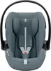 A front view of a baby car seat. Produktbild-Vorschau