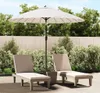 vidaXL Parasol avec mât en aluminium 270 cm blanc sable Voir les images du produit 12