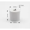 Gummistopfen 28/26mm + Dreiteiliger Gärröhrchen, Konischer Produktbild-Vorschau 4