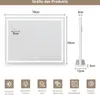 Puluomis make-up zrcadlo kosmetické zrcadlo 70x55 cm Náhled obrázku produktu 5