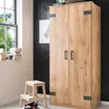 64373 Liverpool Armoire 2 portes chêne à planches / Voir les images du produit 8